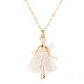 Womens Gold & Ivory Carabel Mini Ballerina Necklace 15949 by Ted Baker from Hurleys