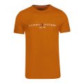 Mens Crest Gold Tommy Logo S/s T Shirt 93903 by Tommy Hilfiger from Hurleys
