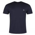 Mens Marine Blue 2 Pack Reg Fit S/s T Shirt 19988 by Emporio Armani Bodywear from Hurleys