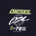Diesel Mens Navy T-Diegos-K34 S/s T Shirt 75206 by Diesel from Hurleys