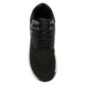 Athleisure Mens Black Titanium Runn Mix Trainers 51812 by BOSS from Hurleys