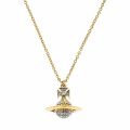 Womens Silver/Gold Lena Small Orb Pendant 29722 by Vivienne Westwood from Hurleys