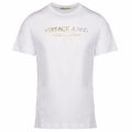 Mens White Centre Logo Slim Fit S/s T Shirt 41771 by Versace Jeans from Hurleys
