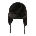 Girls Black Jockey Shearling Hat 90114 by Parajumpers from Hurleys