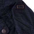 Boys Navy Rebel Waxed Jacket 65743 by Barbour from Hurleys