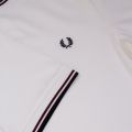 Mens Snow White Twin Tipped S/s T Shirt 21191 by Fred Perry from Hurleys