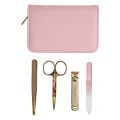Womens Dusky Pink Embossed Manicure Set 78420 by Ted Baker from Hurleys