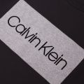 Mens Perfect Black Flock Logo S/s T Shirt 38897 by Calvin Klein from Hurleys