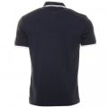 Mens Navy Tipped Slim Fit S/s Polo Shirt