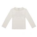 Girls Natural Frill Trim L/s T Shirt 29843 by Mayoral from Hurleys