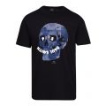 Mens Dark Navy Floral Skull S/s T Shirt 89044 by PS Paul Smith from Hurleys