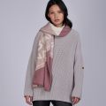 Womens Rose Quartz Lydden Scarf 79324 by Barbour from Hurleys