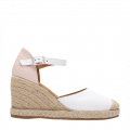 Womens Off White Gloria Rope Wedges 107843 by Moda In Pelle from Hurleys