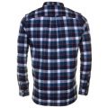 Mens Off White Check Flannel L/s Shirt 64933 by Lyle and Scott from Hurleys