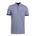 Mens Navy Bagin Geo S/s Polo Shirt 73432 by Ted Baker from Hurleys