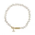Womens Gold/Crystal Molly Choker Necklace 99498 by Vivienne Westwood from Hurleys
