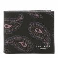 Mens Black Tralla Paisley Bifold Wallet 51035 by Ted Baker from Hurleys