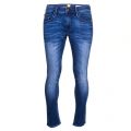 Mens Bright Blue Orange72 Skinny Fit Jeans