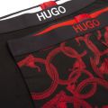 Mens Black/Red Boxer Brother Pack 95404 by HUGO from Hurleys