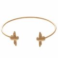 Womens Gold 3D Bee Bangle 34236 by Olivia Burton from Hurleys