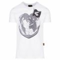 Anglomania Mens White Heart World Classic S/s T Shirt 37815 by Vivienne Westwood from Hurleys