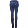 Womens Nearly Black Wash Luz Mid Rise Skinny Fit Jeans