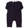 Baby Blue Collar Romper 6438 by Armani Junior from Hurleys