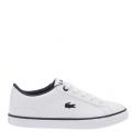 Child White/Navy Lerond Trainers (10-1) 34766 by Lacoste from Hurleys