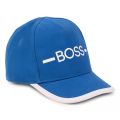 Toddler Electric Blue Branded Cap 104141 by BOSS from Hurleys