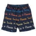 Boys Night Blue Please Smile Sweat Shorts 107417 by Paul Smith Junior from Hurleys