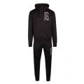 Mens Black Visibility Poly Hooded Zip Through Tracksuit 86324 by EA7 from Hurleys