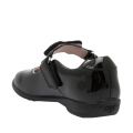 Girls Black Patent Colourissima Bow F Fit Shoes (25-35) 44959 by Lelli Kelly from Hurleys