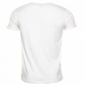 Mens Off White Eagle Photo Slim Fit S/s Tee Shirt 23010 by Armani Jeans from Hurleys