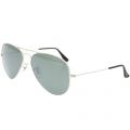 Silver Mirror RB3025 Aviator Large Sunglasses 22961 by Ray-Ban from Hurleys