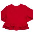 Girls Red Knitted Peplum Cardigan 12668 by Mayoral from Hurleys