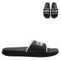 Womens Black Branded Slides 85542 by Calvin Klein from Hurleys