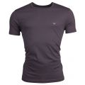 Mens Aubergine & Smoke Small Logo 2 Pack S/s T Shirt 15061 by Emporio Armani from Hurleys