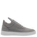 Mens Grey Low Top Plain Lane Trainers 24557 by Filling Pieces from Hurleys