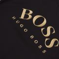 Athleisure Mens Black/Gold Salbo Crew Sweat Top 45173 by BOSS from Hurleys