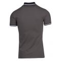 Mens Grey Bold Cuff S/s Polo Shirt 37023 by Emporio Armani from Hurleys