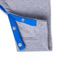 Baby Grey Melange Zip Hooded Sweat Romper Suit 62526 by Armani Junior from Hurleys