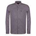 Mens Gunmetal Classic Oxford L/s Shirt 35037 by Fred Perry from Hurleys