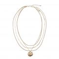 Womens Gold Vinolala Charm Necklace 92830 by Vila from Hurleys