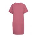 Womens Dusky Pink Gold Foil Logo T Shirt Dress 89798 by Armani Exchange from Hurleys