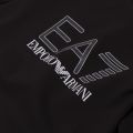Mens Black Train Logo Series Carbon Sweat Top 38401 by EA7 from Hurleys