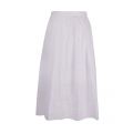 Womens White Greycie Full Midi Skirt