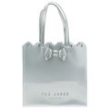 Womens Silver Belacon Scalloped Edge Large Icon Bag 68528 by Ted Baker from Hurleys