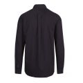 Mens Black Brushed Cotton L/s Shirt 52240 by Fred Perry from Hurleys
