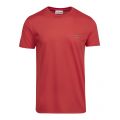 Mens Crater Red Classic S/s T Shirt 86314 by Lacoste from Hurleys