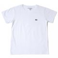 Boys White Classic Crew S/s Tee Shirt 29457 by Lacoste from Hurleys
